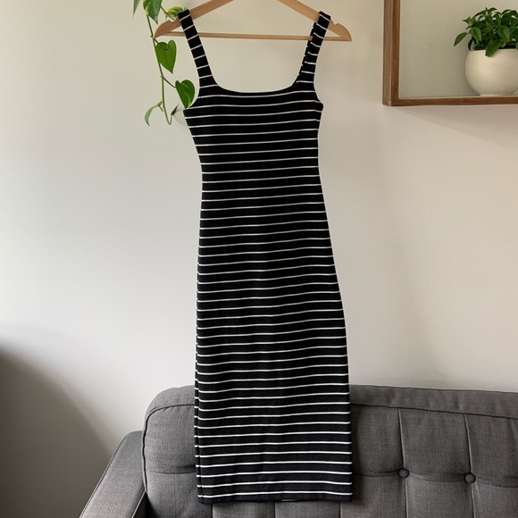 American Apparel striped midi dress - Picture 1 of 1